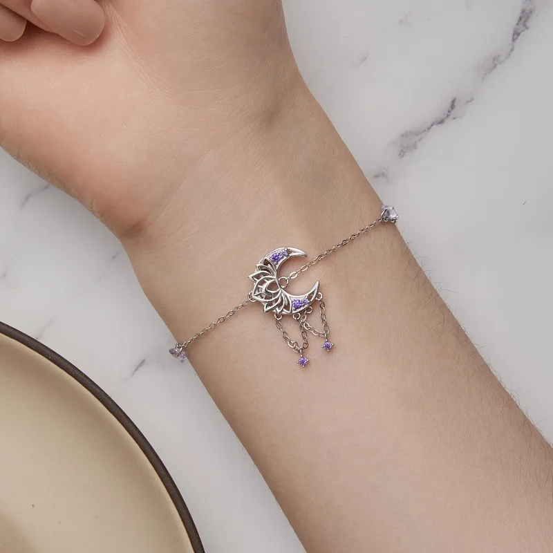 (kép) Pandora stílusú Holdálomfogó karkötő - BSB125 - Megtekintés 7