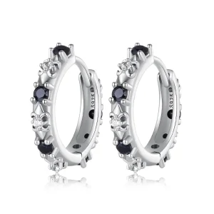 (kép) Pandora stílusú Iris fülbevaló - SCE1605-BK