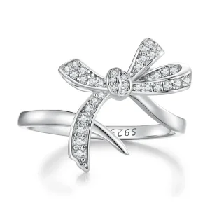 Pandora stílusú Masni Nyitott Gyűrű - BSR435 (kép) Pandora stílusú Masni Nyitott Gyűrű - BSR435