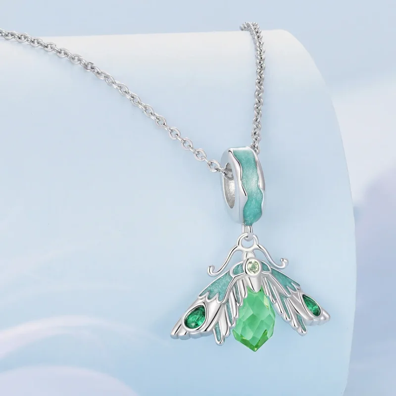 (kép) Pandora stílusú Molylepkés medálos charm - BSC866 - Megtekintés 2