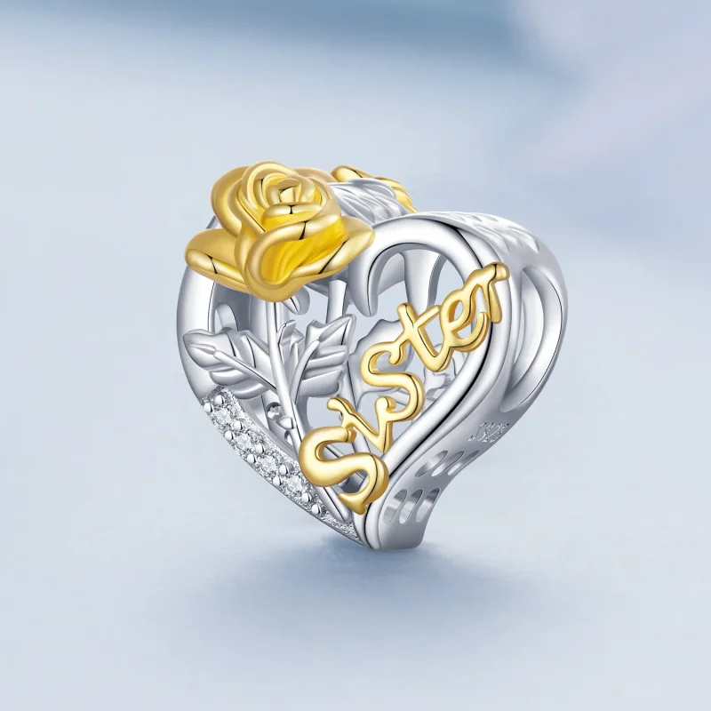 (kép) Pandora stílusú nővérek charm - BSC841 - Megtekintés 2
