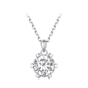(kép) Pandora stílusú nyaklánc luxus moissanite-tel - MSN006-A