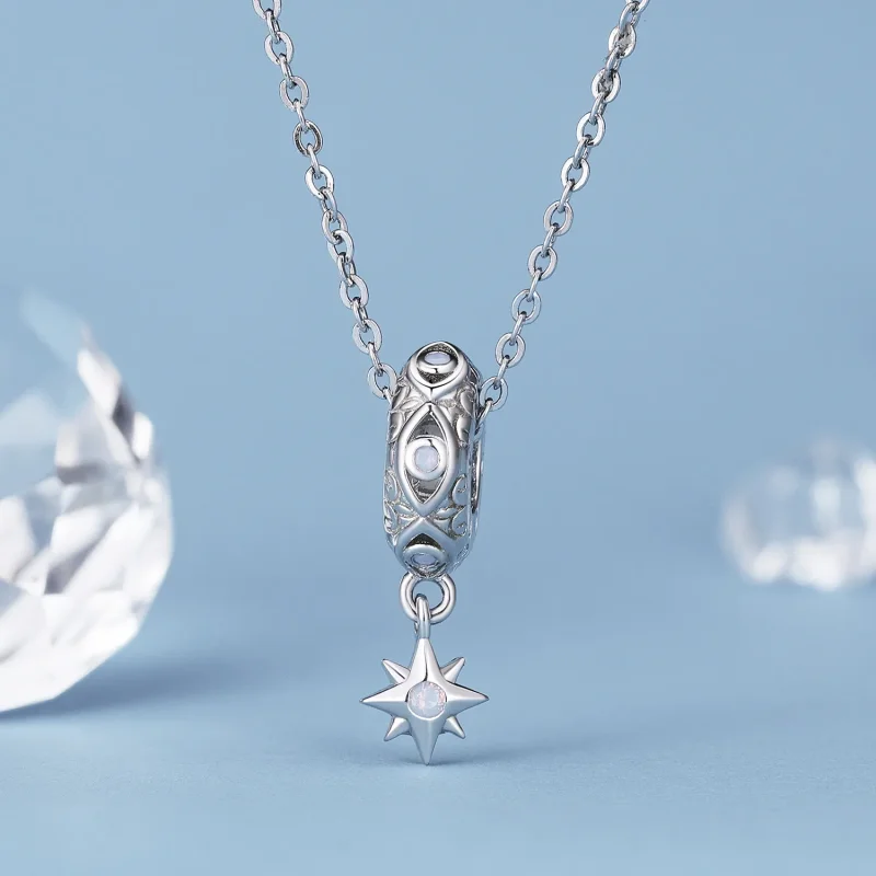 (kép) Pandora stílusú Ördögszem Csillag Spacer Charm - BSC857 - Megtekintés 2