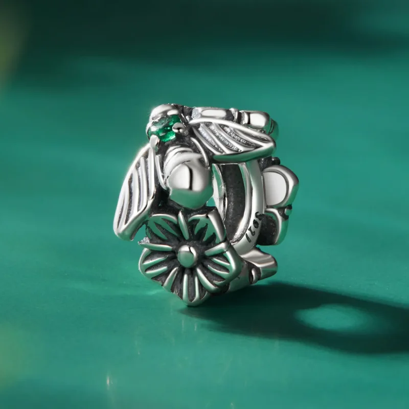 (kép) Pandora stílusú szerencsés méh spacer charm - SCC2526 - Megtekintés 2