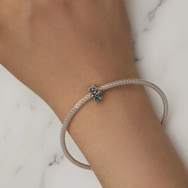 (kép) Pandora stílusú szerencsés méh spacer charm - SCC2526 - Megtekintés 7