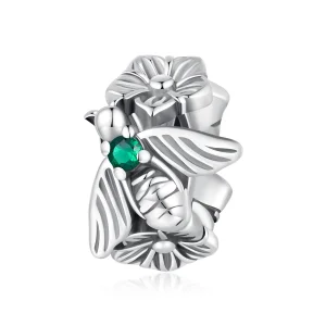 (kép) Pandora stílusú szerencsés méh spacer charm - SCC2526