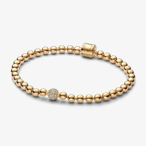 Pandora Gyöngy és pavé karkötő - 568342C01 (kép) Pandora Gyöngy és pavé karkötő - 568342C01