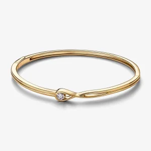 (kép) Pandora Infinite Lab-grown Diamond Bangle 0.25 carat tw 14k Gold - 552114C01