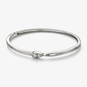 (kép) Pandora Infinite Lab-grown Diamond Bangle 0.25 carat tw 14k White Gold - 552184C01