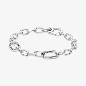 Pandora ME kerek kapcsos közepes szemű láncos karkötő - 599662C00 (kép) Pandora ME kerek kapcsos közepes szemű láncos karkötő - 599662C00