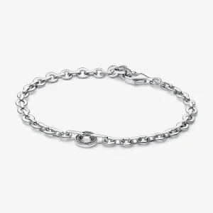 Pandora Signature Pavé merész láncos karkötő - 592777C01 (kép) Pandora Signature Pavé merész láncos karkötő - 592777C01