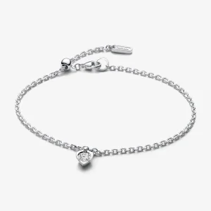 Pandora Talisman Lab-grown Diamond Heart Chain Bracelet 0.25 carat tw Sterling Silver - 593094C01 (kép) Pandora Talisman Lab-grown Diamond Heart Chain Bracelet 0.25 carat tw Sterling Silver - 593094C01