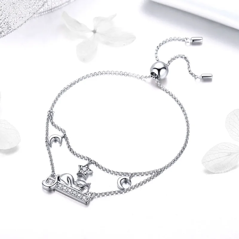 (kép) PANDORA típusú karkötő boldog kitty - SCB129 - Megtekintés 5