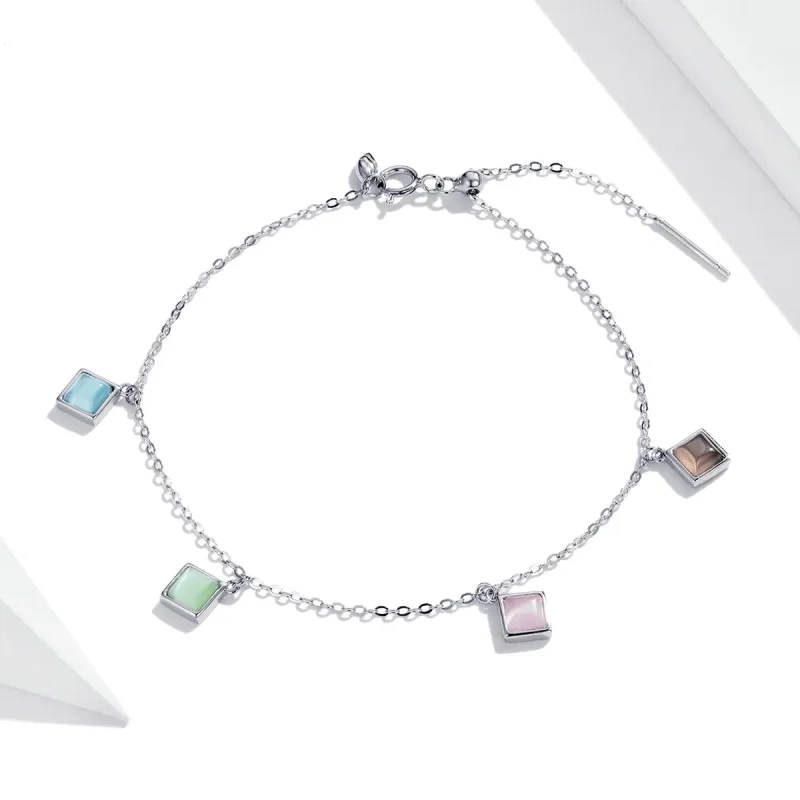 (kép) PANDORA típusú karkötő Egyszerű geometria - SCB224 - Megtekintés 2