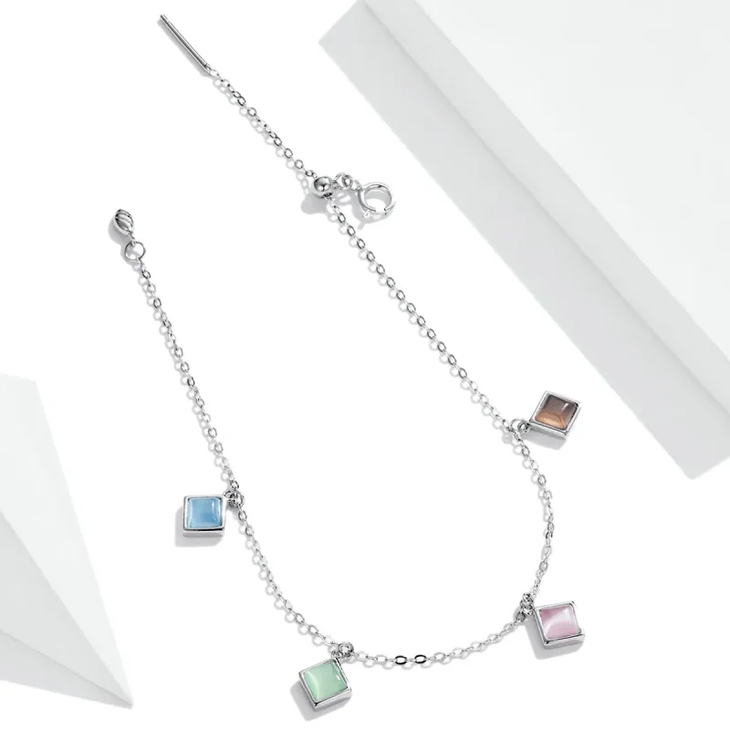 (kép) PANDORA típusú karkötő Egyszerű geometria - SCB224 - Megtekintés 4