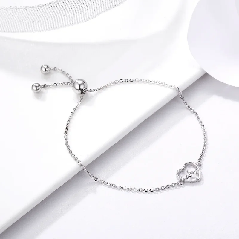 (kép) PANDORA típusú karkötő szerelem cardiogram - SCB019 - Megtekintés 3