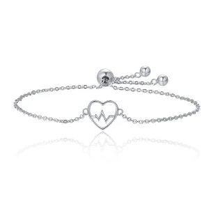 (kép) PANDORA típusú karkötő szerelem cardiogram - SCB019