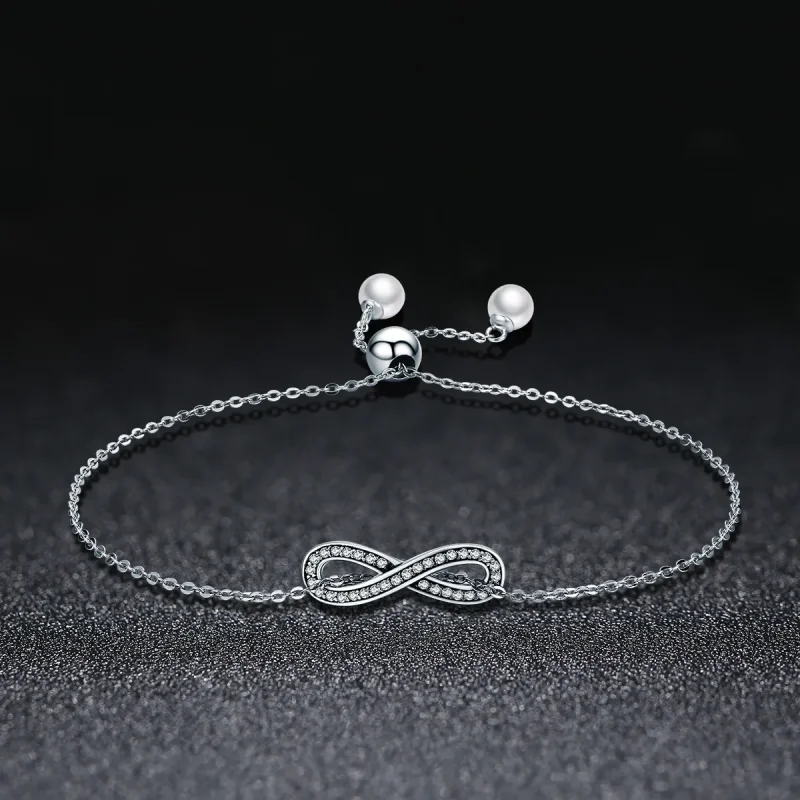 (kép) PANDORA típusú karkötő végtelen elegancia - SCB056 - Megtekintés 3