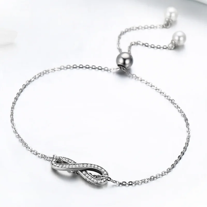 (kép) PANDORA típusú karkötő végtelen elegancia - SCB056 - Megtekintés 4