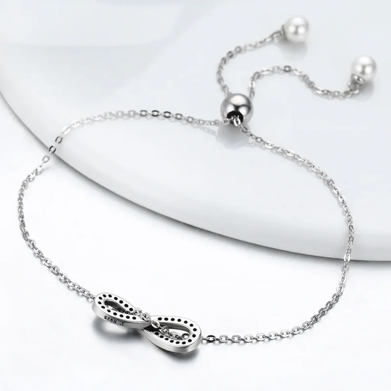 (kép) PANDORA típusú karkötő végtelen elegancia - SCB056 - Megtekintés 5