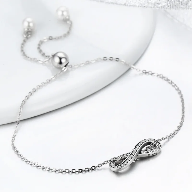 (kép) PANDORA típusú karkötő végtelen elegancia - SCB056 - Megtekintés 6