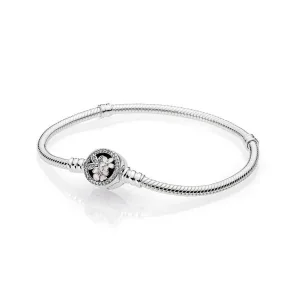 Moments ezüst karkötő, Költői virágzás zárral - 590744CZ (kép) Moments ezüst karkötő, Költői virágzás zárral - 590744CZ