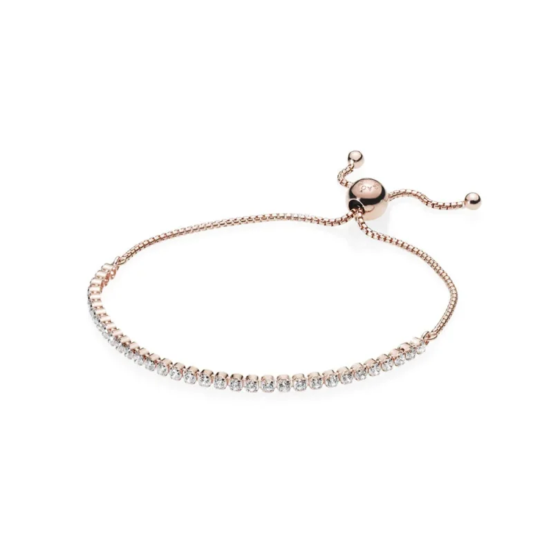 (kép) PANDORA Rose Szikrázó teniszkarkötő - 580524CZ
