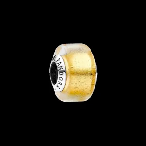 (kép) Pandora Aranyszínű mini muranói üveg charm - 793353C00