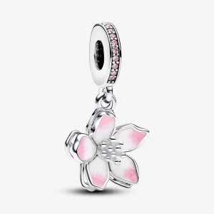 (kép) Pandora Cseresznyevirág függő charm - 790667C01