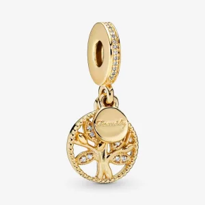 (kép) Pandora Csillogó családfa függő charm - 768661C01