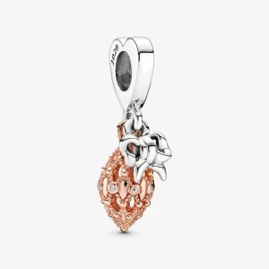 (kép) Pandora Dekoratív ünnepi, kéttónusú függő charm - 789170C01