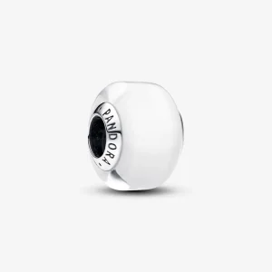 (kép) Pandora Fehér mini muranói üveg charm - 793118C00