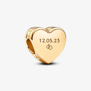 (kép) Pandora Gravírozható szív charm - 762015C00