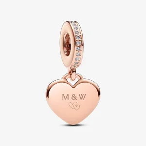 Pandora Gravírozható szív függő charm - 788761C01 (kép) Pandora Gravírozható szív függő charm - 788761C01
