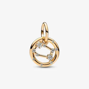 Pandora Ikrek csillagjegy függő charm - 762711C01 (kép) Pandora Ikrek csillagjegy függő charm - 762711C01