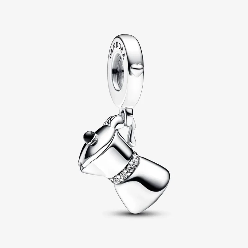 (kép) Pandora Kotyogós kávéfőző függő charm - 792679C01