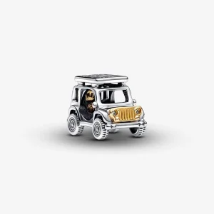 Pandora Kéttónusú kalandautó charm - 763330C01 (kép) Pandora Kéttónusú kalandautó charm - 763330C01
