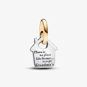 Pandora Kéttónusú nagyi háza függő charm - 763205C00 (kép) Pandora Kéttónusú nagyi háza függő charm - 763205C00