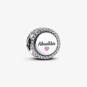 (kép) Pandora Love Abuelita Engravable Charm - 792016CZ_E054