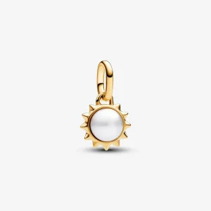 (kép) Pandora ME édesvízben tenyésztett gyöngyös nap mini függő charm - 763035C01