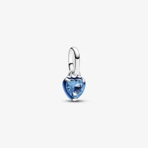 (kép) Pandora ME kék csakra szív mini függő charm - 793042C02