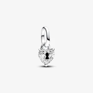 (kép) Pandora ME kulcslyuk szív mini függő charm - 793086C01