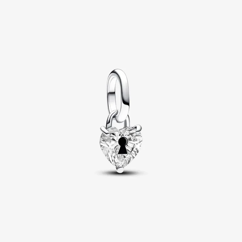 (kép) Pandora ME kulcslyuk szív mini függő charm - 793086C01