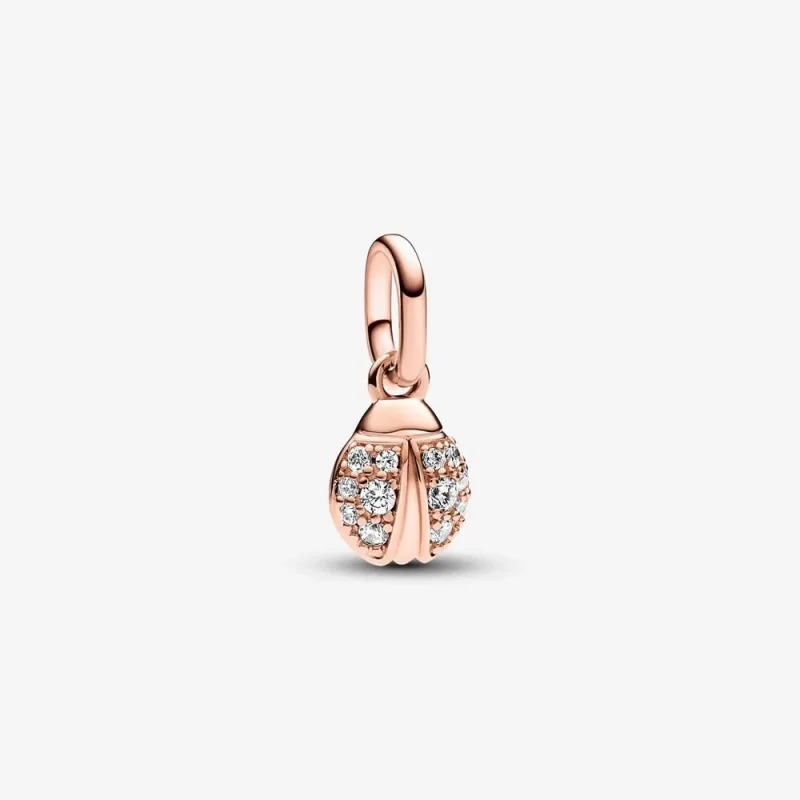 (kép) Pandora ME szerencsehozó katica mini függő charm - 783043C01