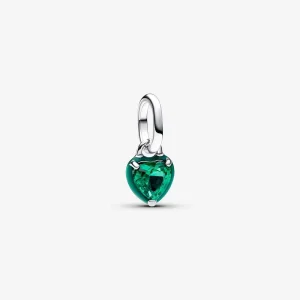 (kép) Pandora ME zöld csakra szív mini függő charm - 793042C03