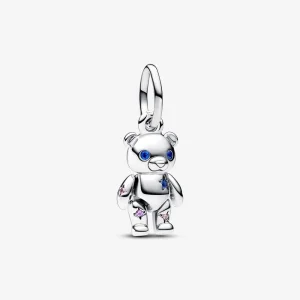 Pandora Mozgatható teddy mackó függő charm - 792986C01 (kép) Pandora Mozgatható teddy mackó függő charm - 792986C01