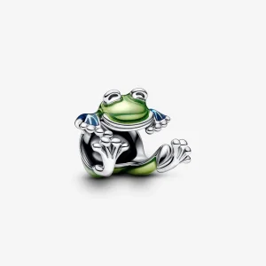 Pandora Mászó béka charm - 793342C01 (kép) Pandora Mászó béka charm - 793342C01