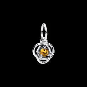 (kép) Pandora Mézszínű örökkévalóság kör függő charm - 793125C11