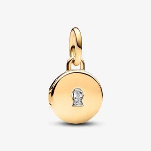 (kép) Pandora Nyitható és gravírozható szeretet medál függő charm - 763066C01