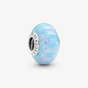 (kép) Pandora Opálfényű óceánkék charm - 791691C01